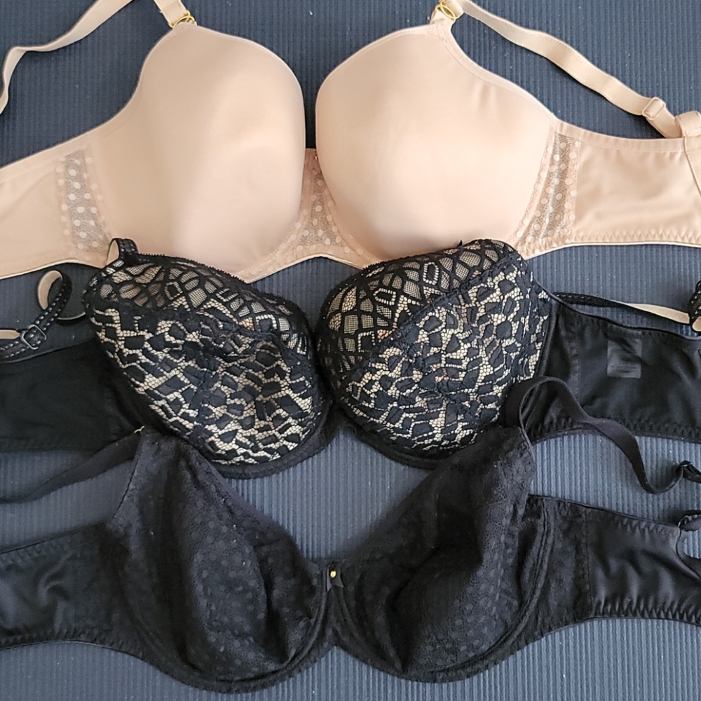 Lot of 3 Freya Bras